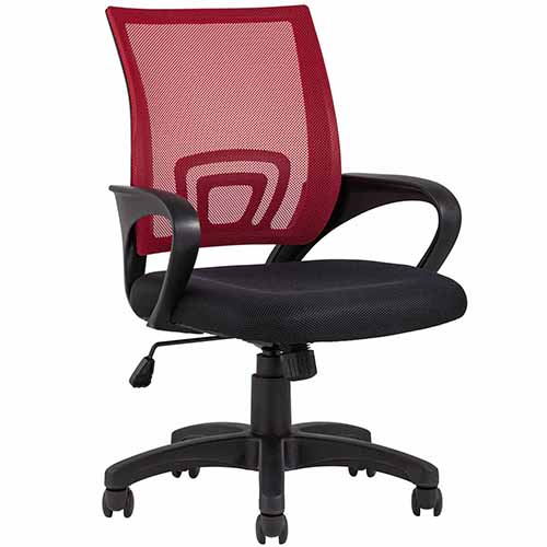 Кресло офисное TopChairs Simple, красное УТ000002366