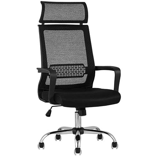 Кресло офисное TopChairs Style, черное УТ000001942